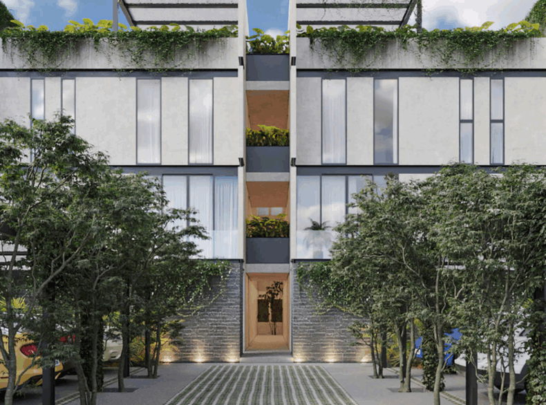 Preventa de departamento residencial Modelo MID 1 hab ubicado en Temozón Norte